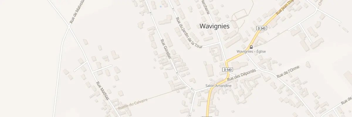 Plan du 151 Rue Gorelier à Wavignies