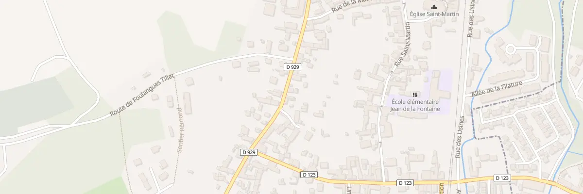 Plan du 13B Rue du Colombier à Cires-lès-Mello