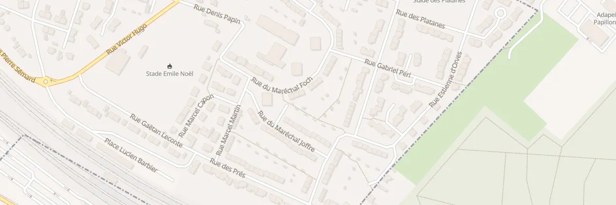 Plan du 156 Rue du Marechal Foch à Longueau