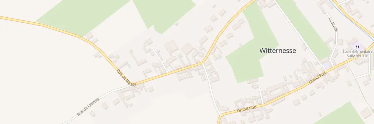 Plan du 12 Rue de Blessy à Witternesse
