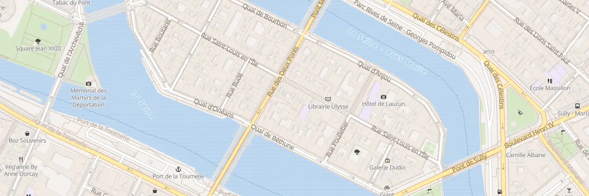Plan du 27 Rue Saint-Louis en l’Île à Paris 4e Arrondissement