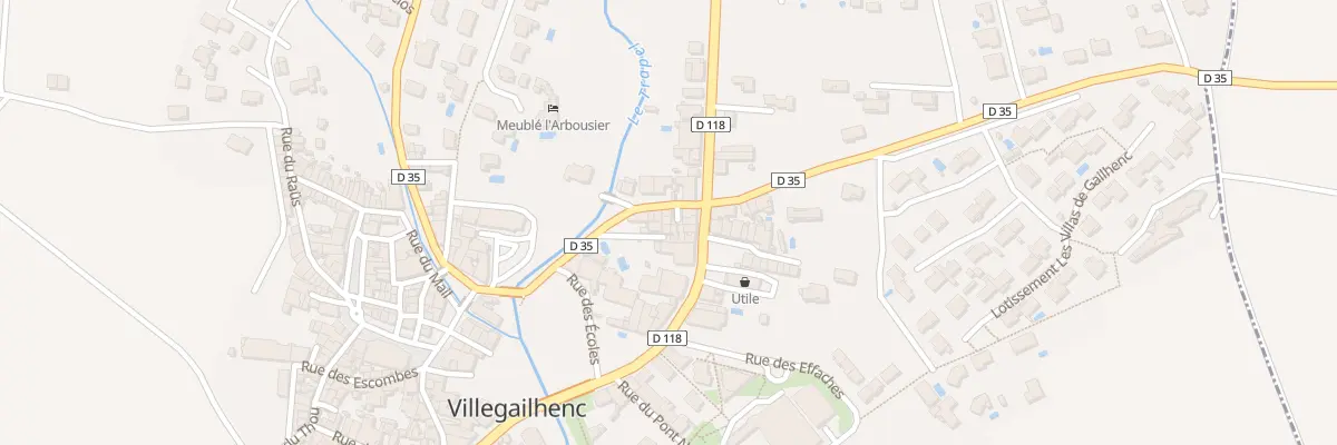 Plan du 3 Imp du Minervois à Villegailhenc