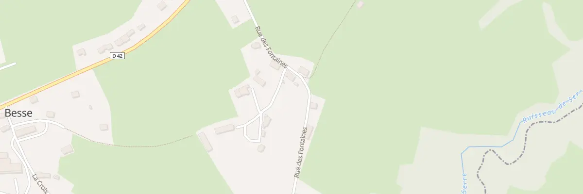 Plan du 5008 Besse Haut à Saint-Martin-Valmeroux
