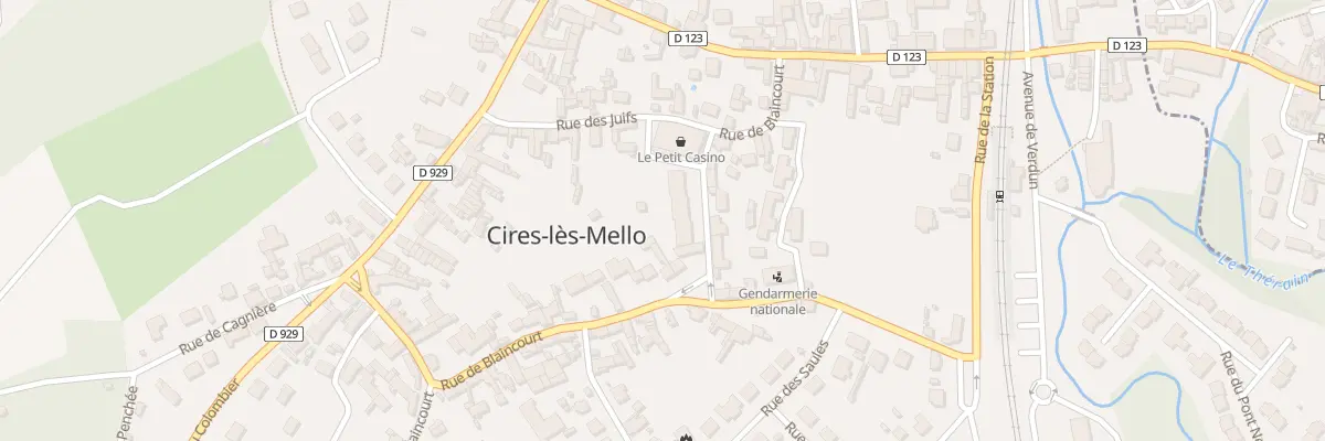 Plan du 8 Rue de Blaincourt à Cires-lès-Mello
