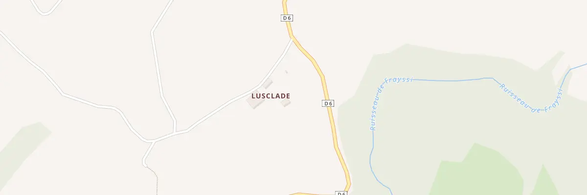 Plan du 6012 Lusclade à Freix-Anglards