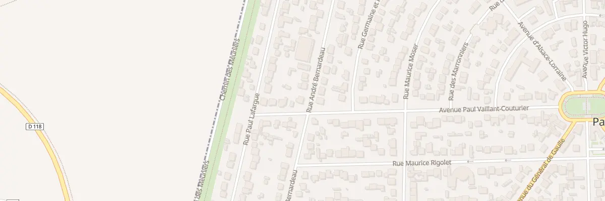 Plan du 125 Rue André Bernardeau à Paray-Vieille-Poste