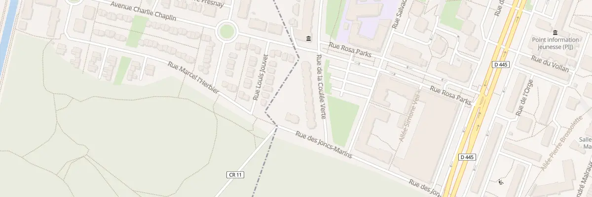Plan du 95 Rue de la Coulée Verte à Fleury-Mérogis