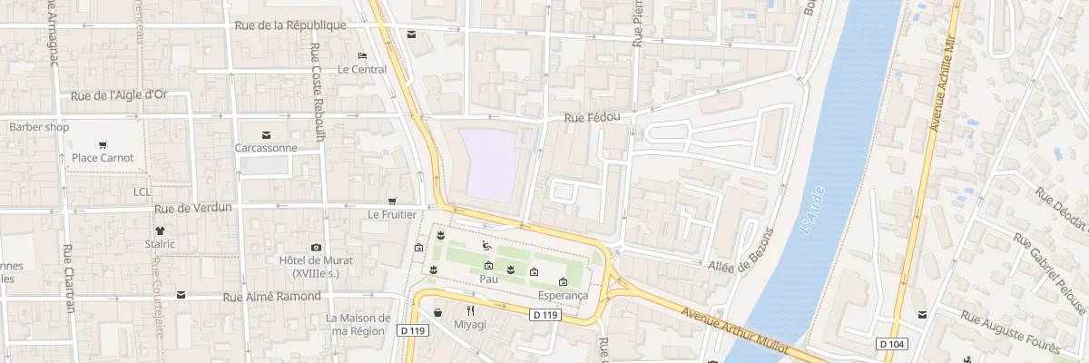 Plan du 6 Rue de Lorraine à Carcassonne