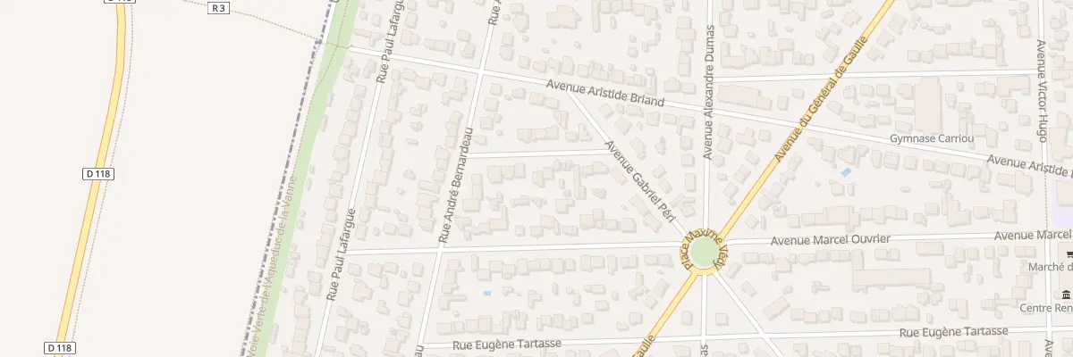 Plan du 11 Rue Vielcanet Victor à Paray-Vieille-Poste