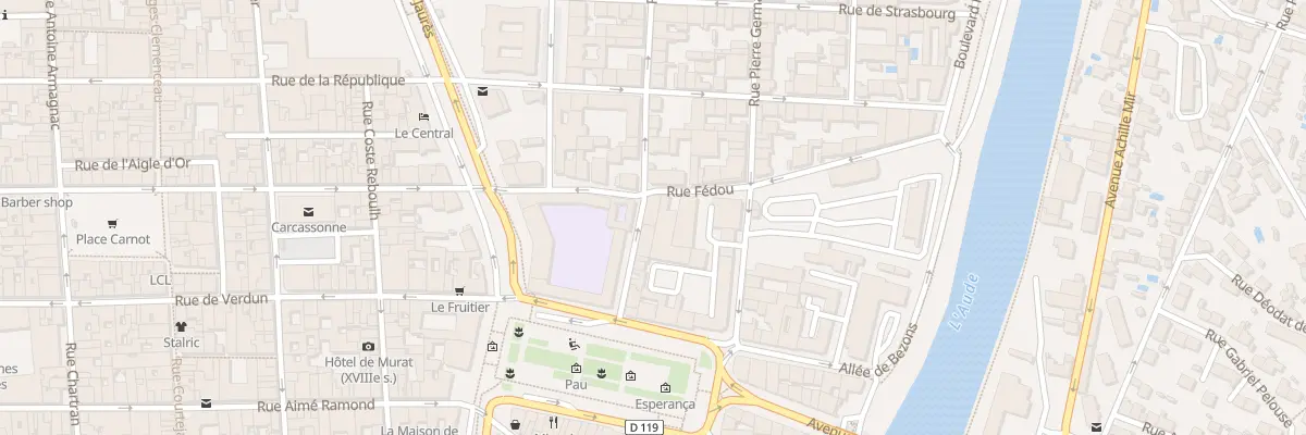 Plan du 10 Rue de Lorraine à Carcassonne