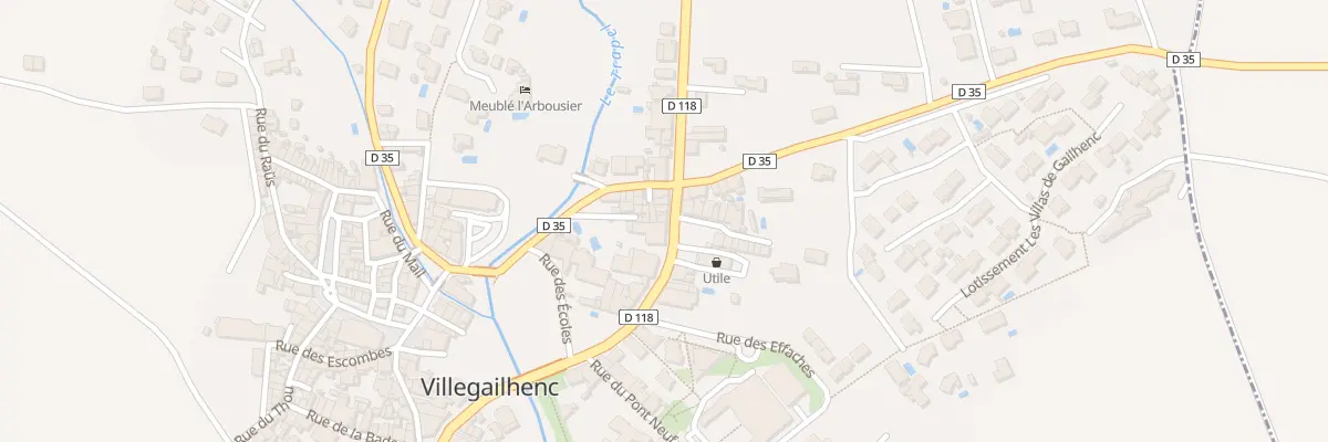 Plan du 19 Av de la Montagne Noire à Villegailhenc
