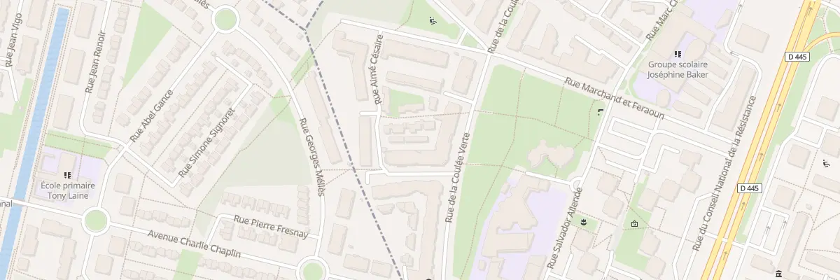 Plan du 341 Rue de la Coulée Verte à Fleury-Mérogis