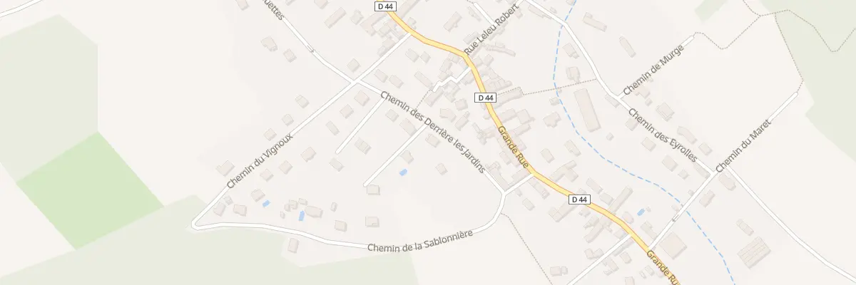 Plan du 8 Che de Derriere Les Jardins à Blaincourt-lès-Précy