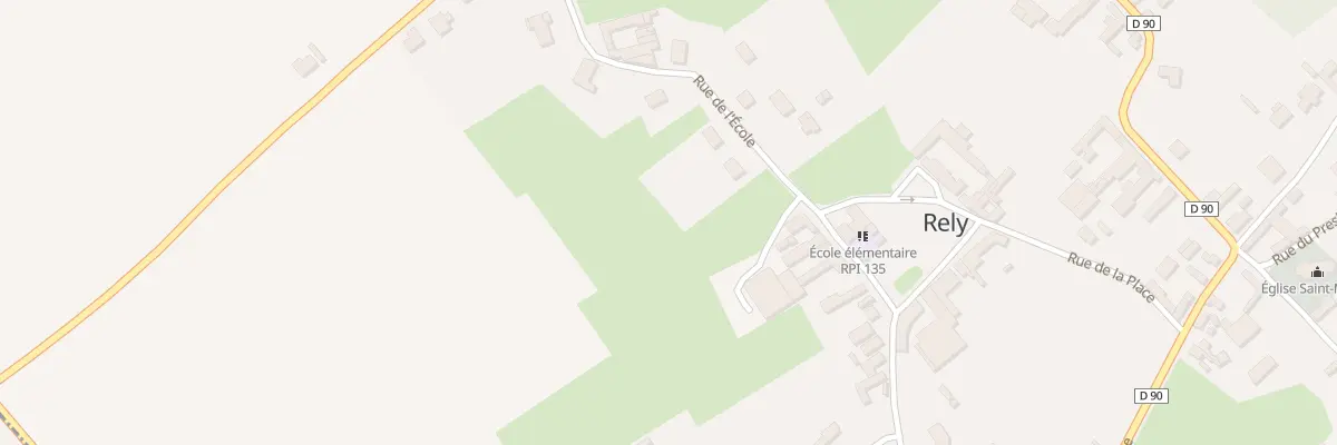 Plan du 22B Rue de l’Ecole à Rely