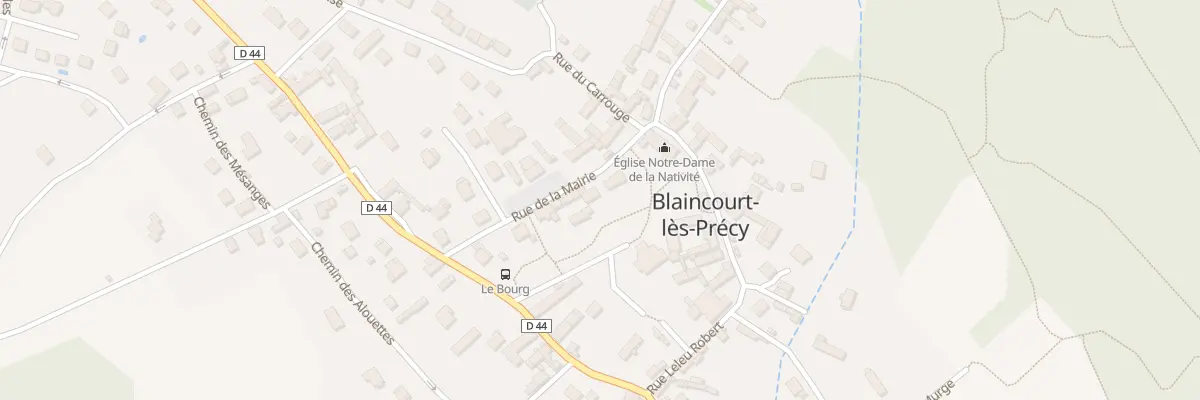 Plan du 4T Rue de la Mairie à Blaincourt-lès-Précy