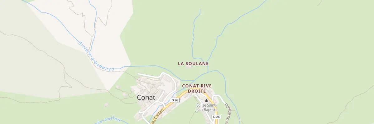 Plan du 62 La Soulane à Conat