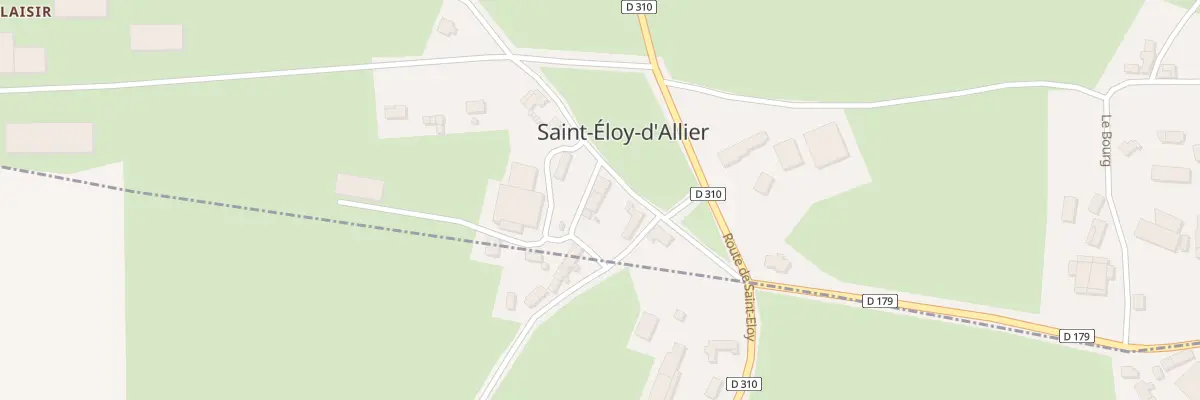 Plan du 5006 Le Bourg à Saint-Éloy-d’Allier