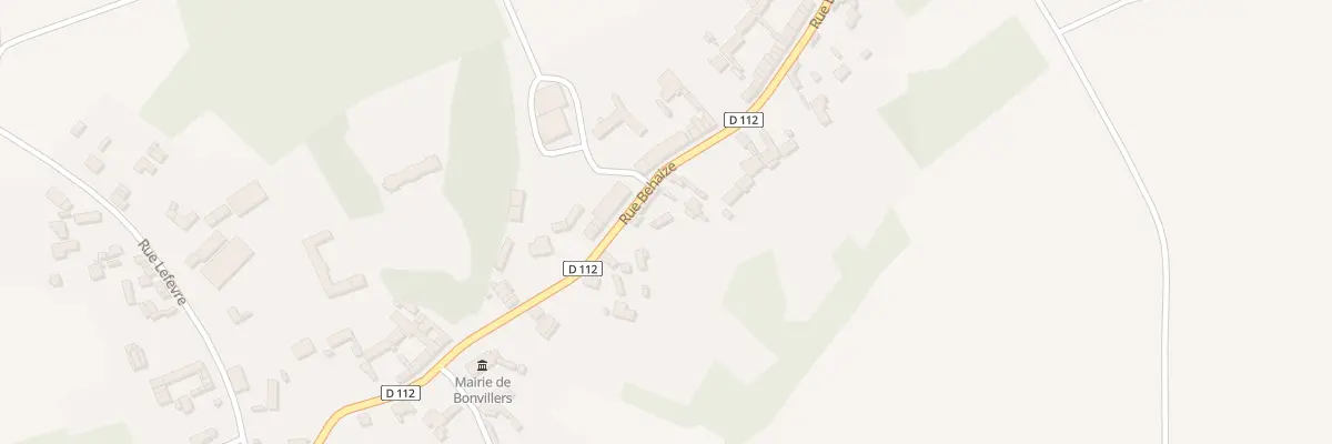 Plan du 54 Rue Behaize à Bonvillers