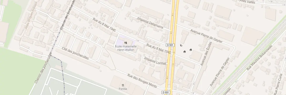 Plan du 13 Rue du Huit Mai 1945 à Saint-Denis