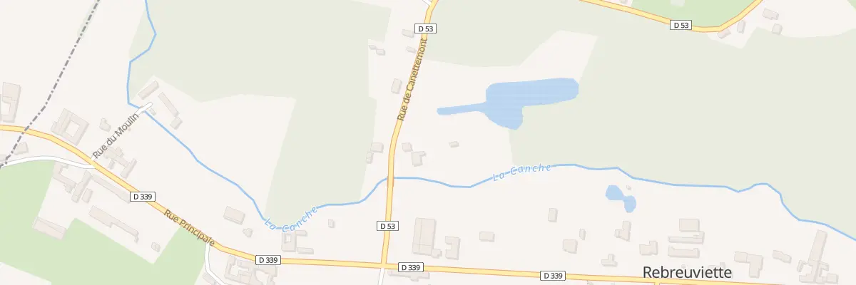 Plan du 6 Rue de Canettemont à Rebreuviette