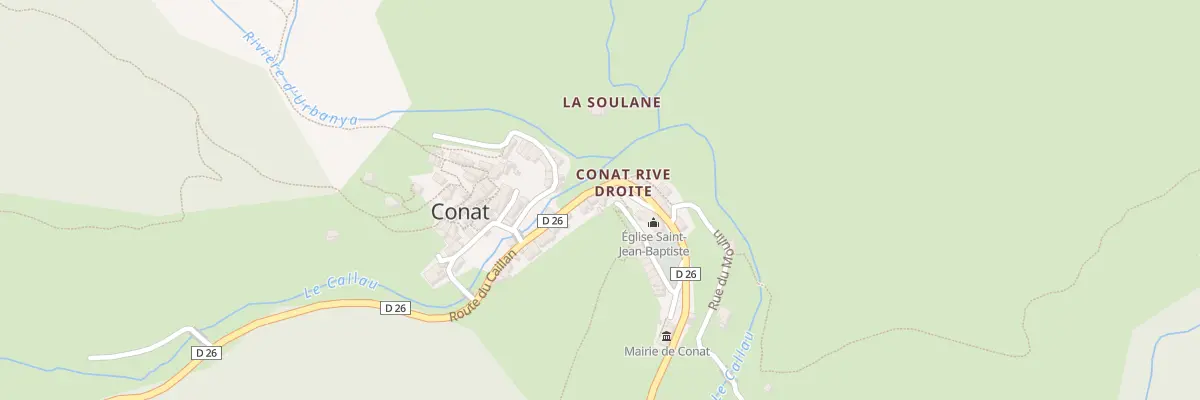 Plan du 9 Le Village à Conat