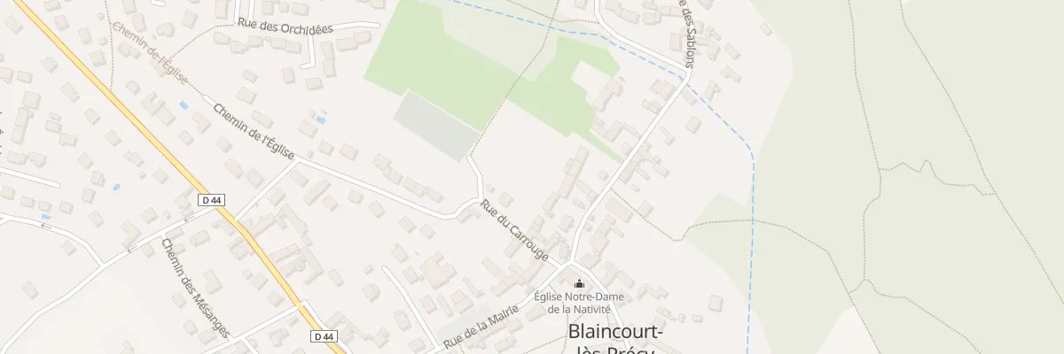 Plan du 5 Rue des Sablons à Blaincourt-lès-Précy