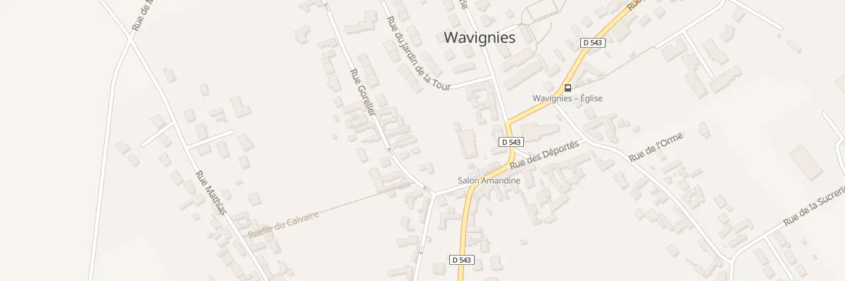 Plan du 109 Rue Gorelier à Wavignies