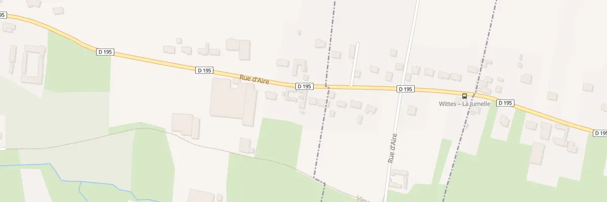 Plan du 2458 Rue d’Aire à Roquetoire