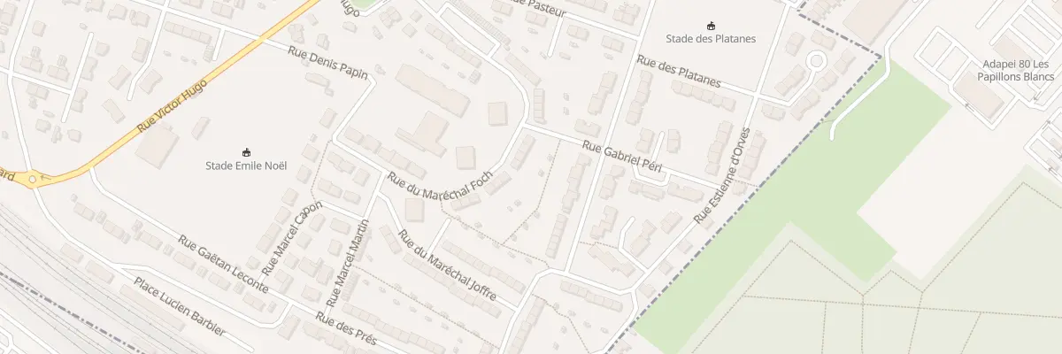 Plan du 148 Rue du Marechal Foch à Longueau