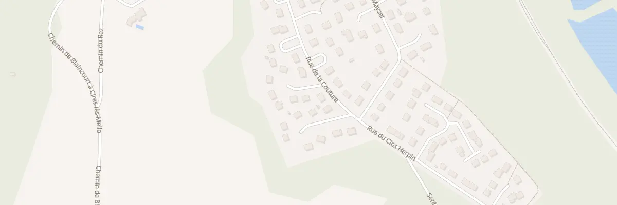 Plan du 76 Rue de la Couture à Cires-lès-Mello