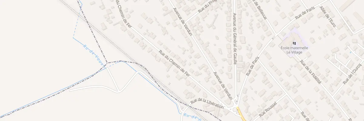 Plan du 16 Rue du Chemin de Fer à Ézanville