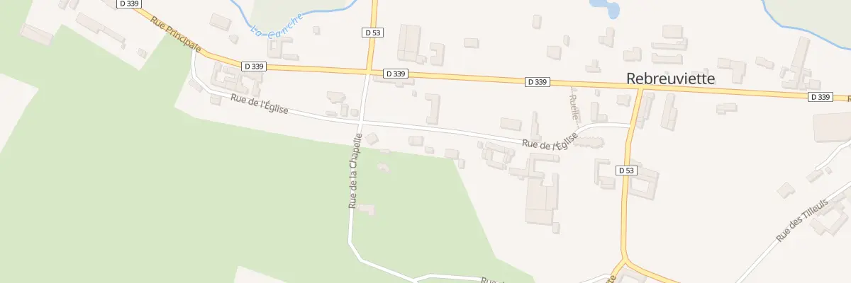 Plan du 9 Rue de l’Eglise à Rebreuviette