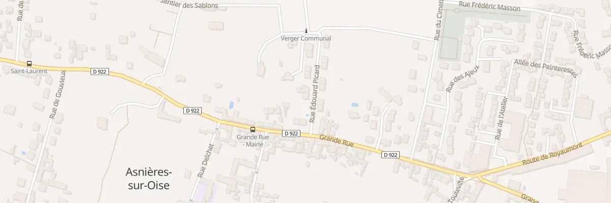 Plan du 3 Rue Edouard Picard à Asnières-sur-Oise