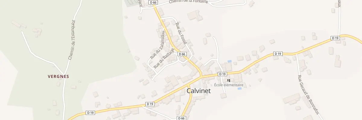 Plan du 5035 Le Bourg - Calvinet à Puycapel