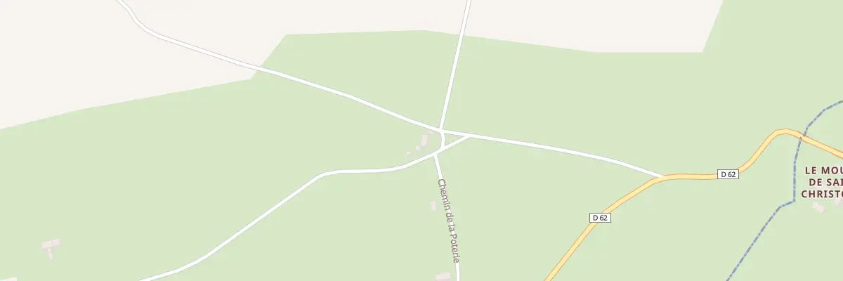 Plan du 171 La Poterie à Reigny