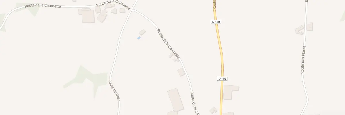 Plan du 261 Rte de la Caumette à Boussac