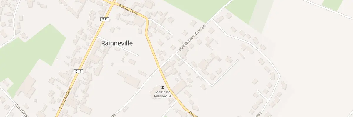 Plan du 4 Rue de St Gratien à Rainneville