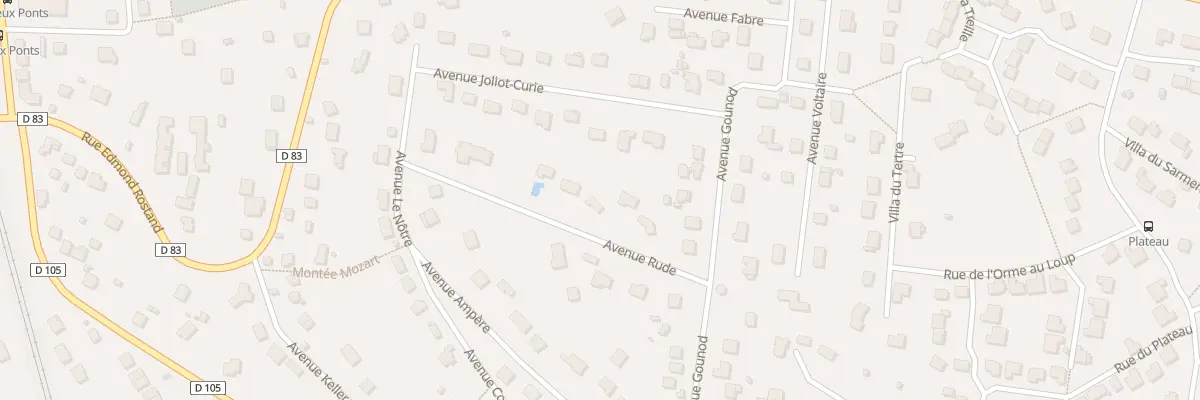 Plan du 4 Av Rude à La Ferté-Alais