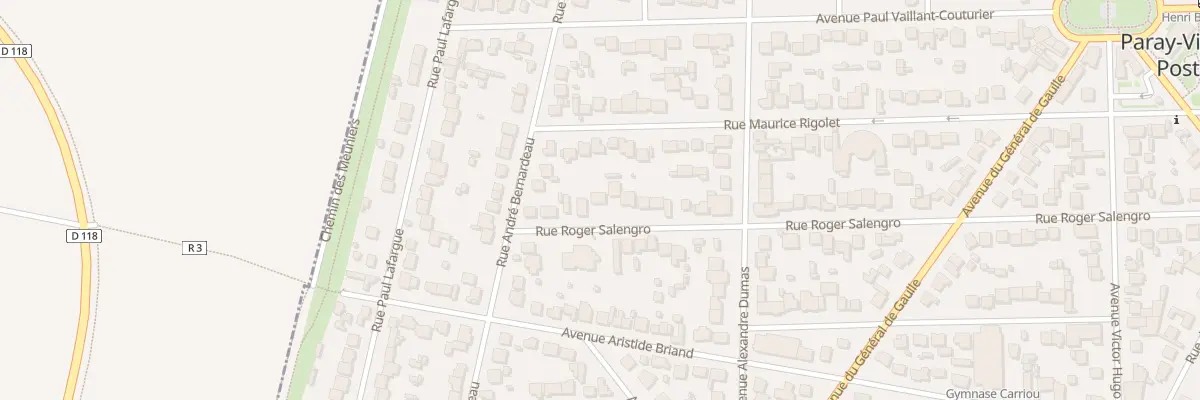 Plan du 126 Rue Roger Salengro à Paray-Vieille-Poste