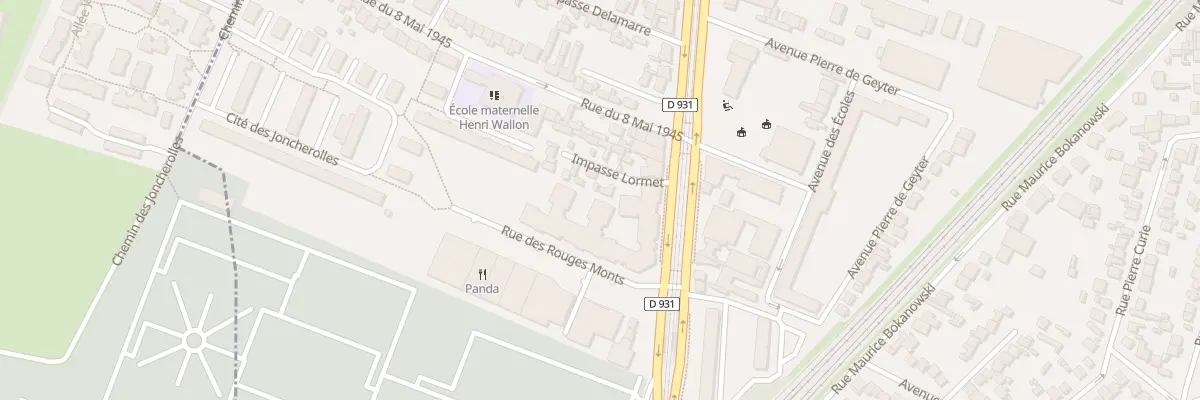 Plan du 8 Rue des Rougemonts à Saint-Denis