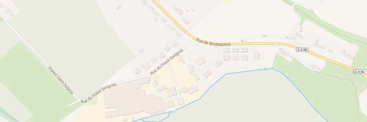Plan du 2 Rue du Fosse Savignac à Doullens