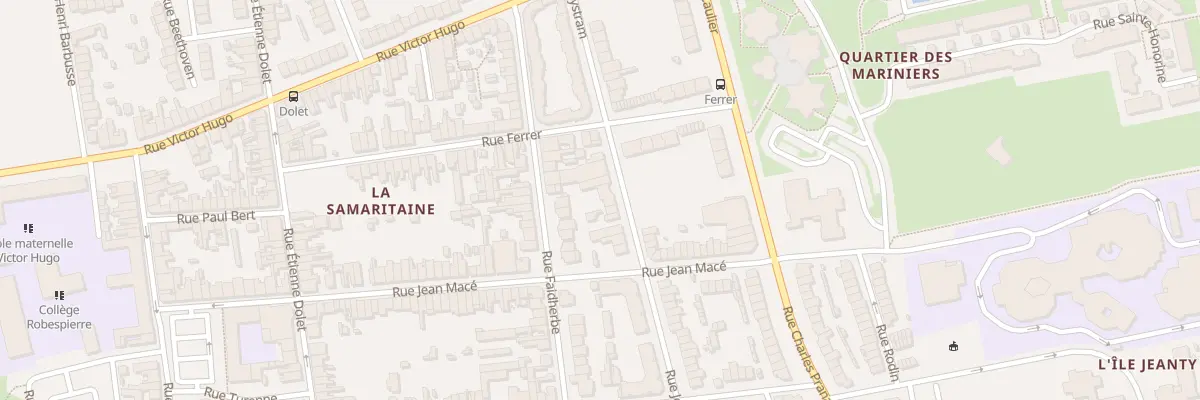 Plan du 57 Rue Jean Baptiste Trystram Sp à Dunkerque