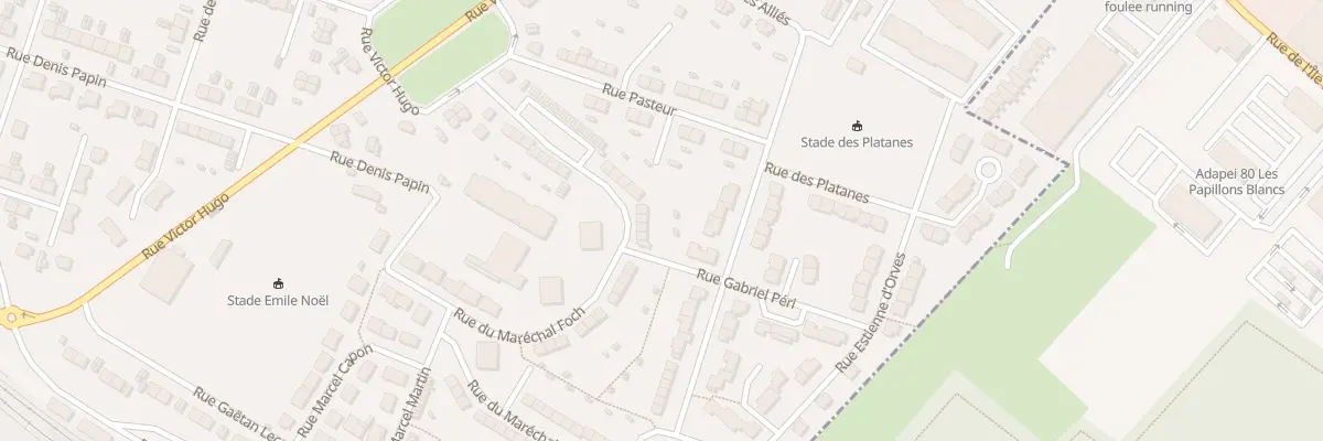 Plan du 136 Rue du Marechal Foch à Longueau