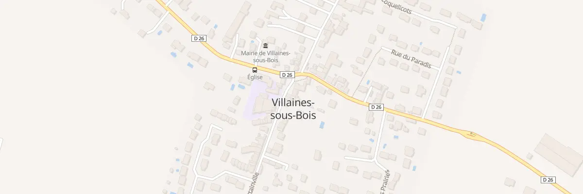 Plan du 3 Rue d’Attainville à Villaines-sous-Bois