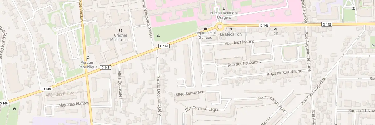 Plan du 99 Av de la République à Villejuif