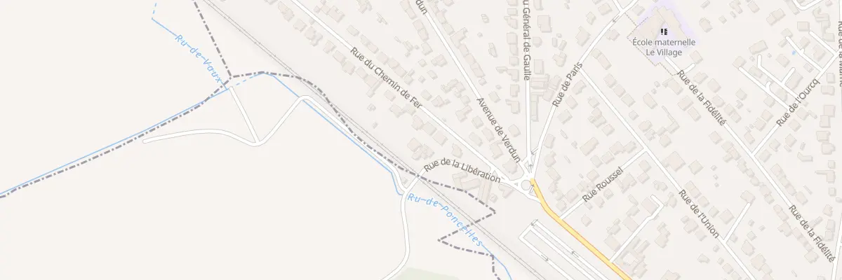 Plan du 3 Rue du Chemin de Fer à Ézanville