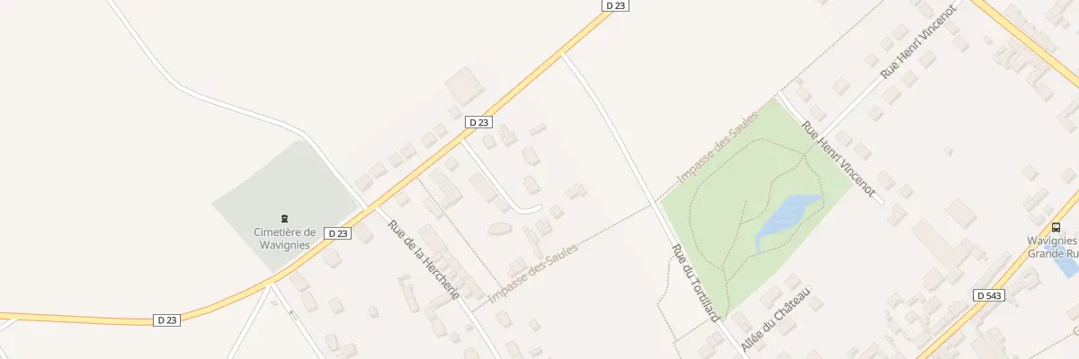 Plan du 60 Imp de la Petite Bruyere à Wavignies