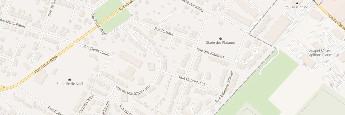 Plan du 134 Rue du Marechal Foch à Longueau