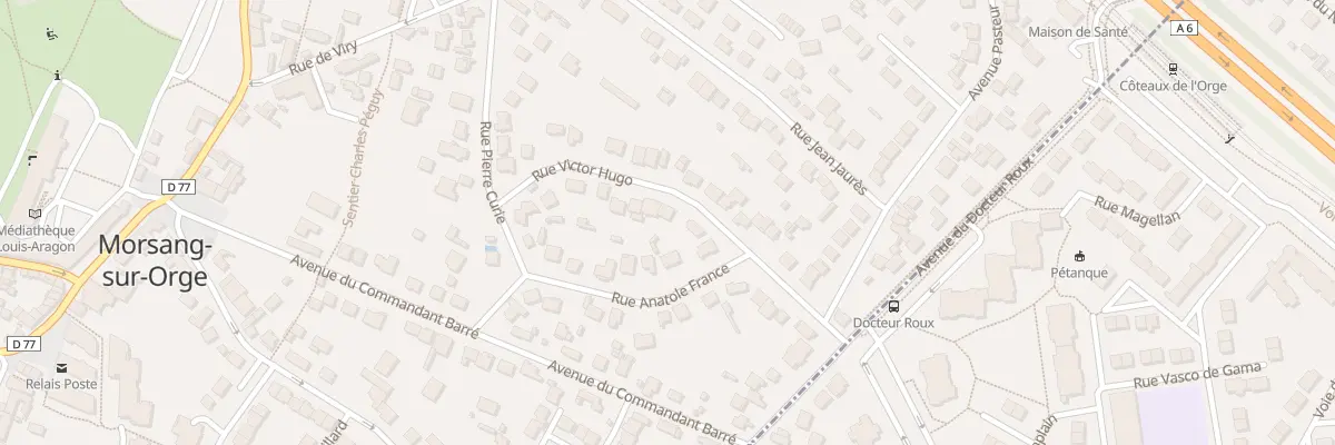 Plan du 12 Rue Victor Hugo à Morsang-sur-Orge