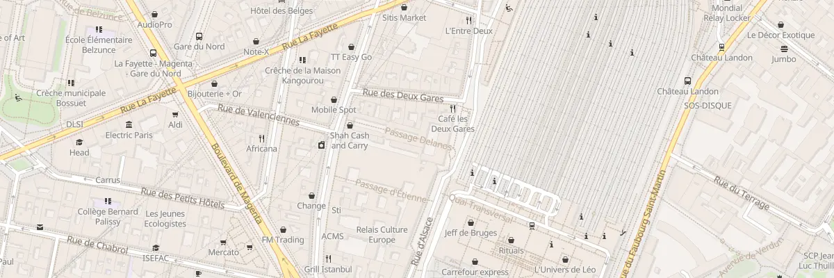 Plan du 148 Rue du Faubourg Saint-Denis à Paris 10e Arrondissement